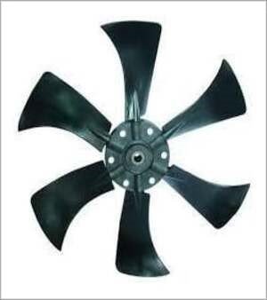 Black Plastic Cooler Blades Color Black