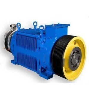 Blue Three Phase Elevator Motors