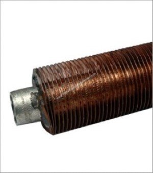 Brown Continuous Spiral L Type Fins,size:5/8