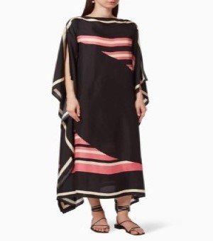 Women Digital Printed Crepe Kaftan