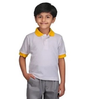 Half Sleeves Cotton School T Shirts