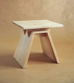 Wooden stool
