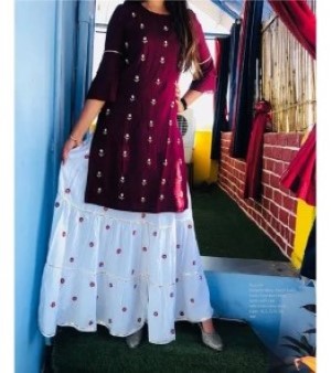 Angrakha Style Kurti