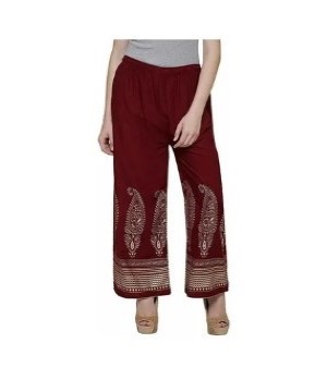Rayon Border Printed Palazzo