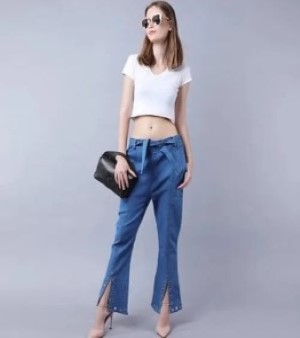 Ladies Denim Palazzo