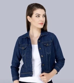 Ladies Blue Denim Jacket