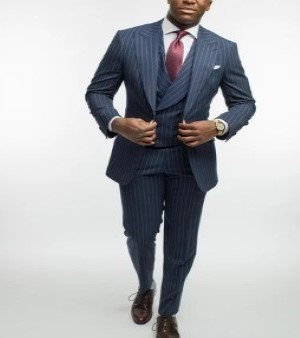 Pinstripe Suit