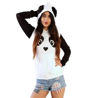 Panda Printed Hoodie