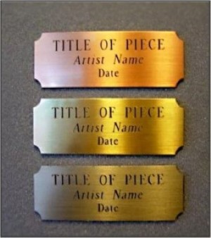 Brass Name Board