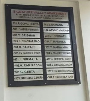 Stainless Steel Nameplate