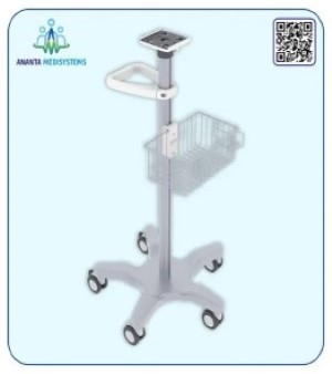 Monitor Trolley with Basket