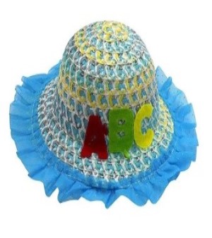 Kids Fancy Hats, Fabric : Jute