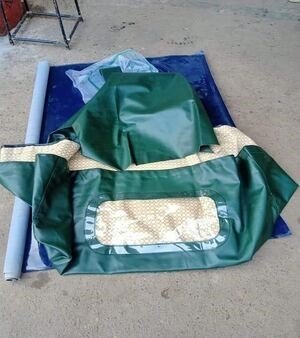 Green Three wheeler Auto hood