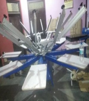 Manual Round Screen Printing Press