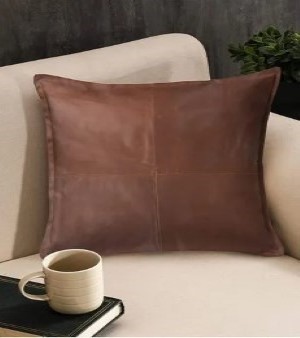 Lambskin Leather Cushion