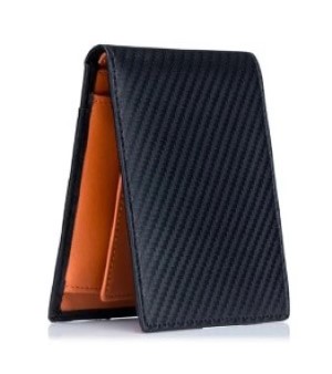 Men Leather Black Wallet