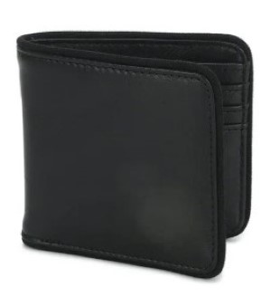 Mens Black Leather Wallet