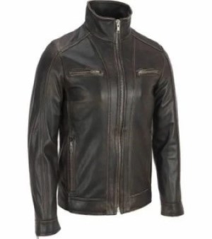 Stand Collar Mens Jacket