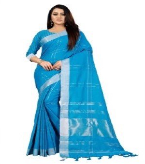 Linen Cotton Silk Saree