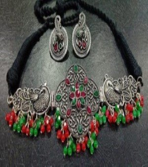 Oxidised Necklace