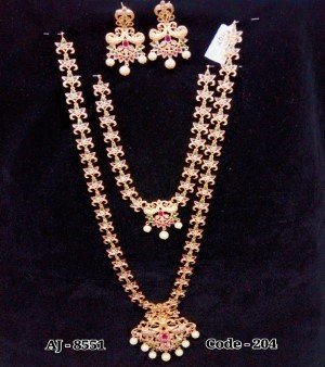 American dimond long nacklace