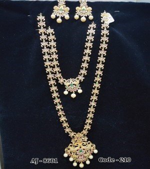 American dimond long nacklace