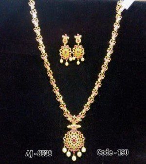 American dimond long nacklace