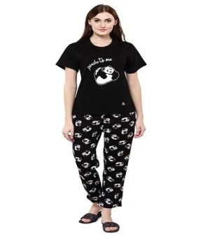 Printed Pajama Set