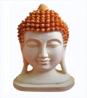 Marble Buddha Face Statue