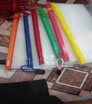 PVC Transparent Chain Zipper Pouches