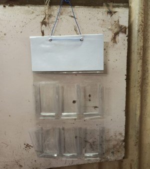 Transparent PVC Dangler Pouch