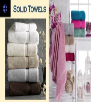 Solid Bath Towels