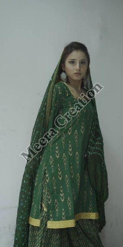 Ladies Embroidered Palazzo Suit