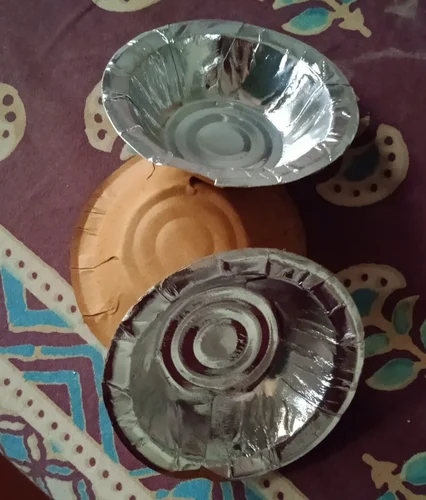 Silver Coated Paper Dona
