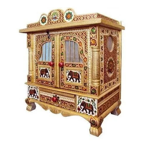 Wooden Temple Meenakari