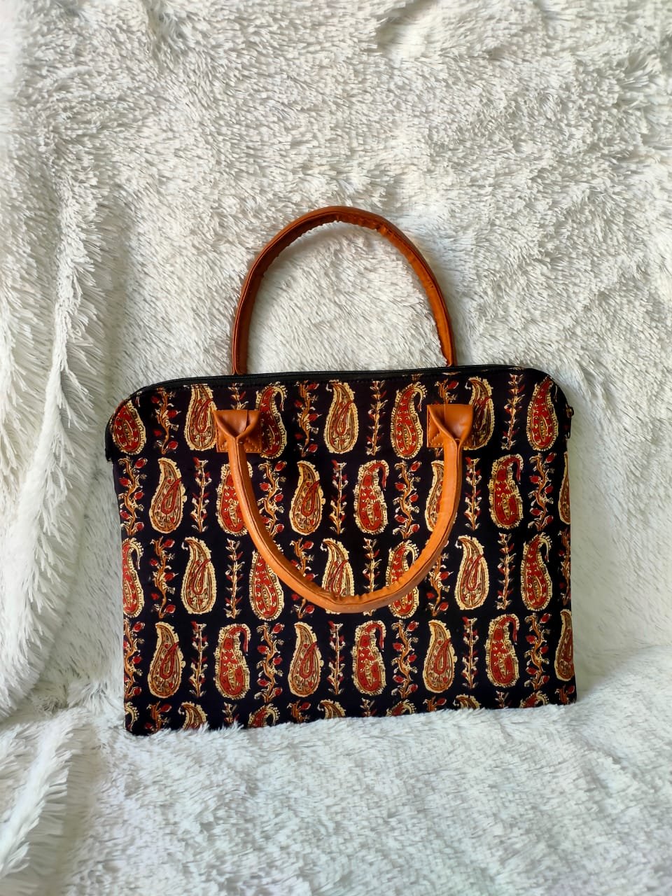 Hand Made Cotton Laptop Bag