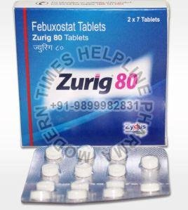 Zurig 80mg Tablets