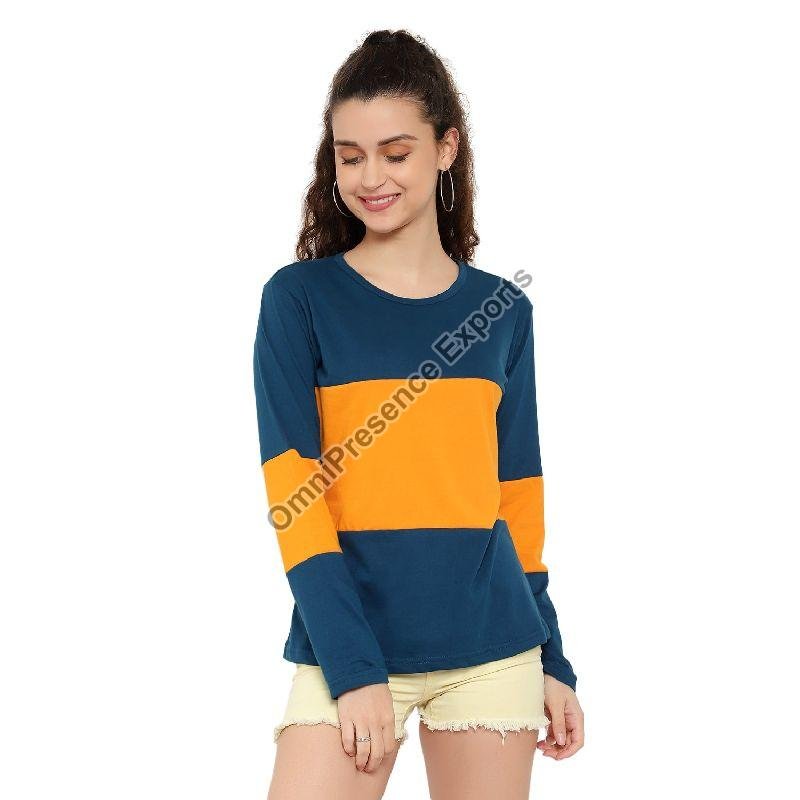 Ladies Full Sleeve Round Neck T-Shirts