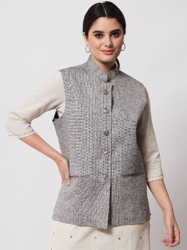 Solid Nehru Jacket