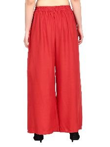 Red Rayon Sharara