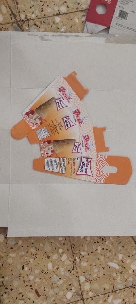 Ice Cream Packing Box