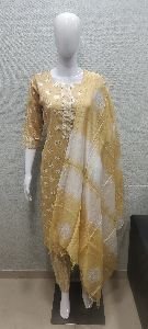 fancy kurti pant dupatta set