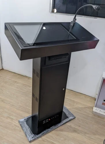 Embedtech Stand Alone Digital Podium - 21.5" Touch Screen with Mic, Intel i3, 4GB RAM
