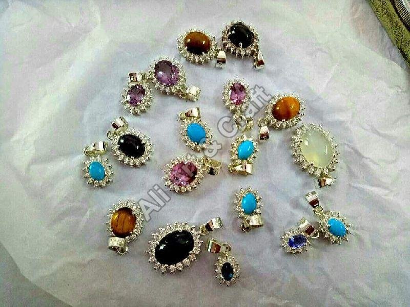 Multi Gemstone Pendant