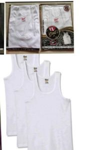 Mens White Vest