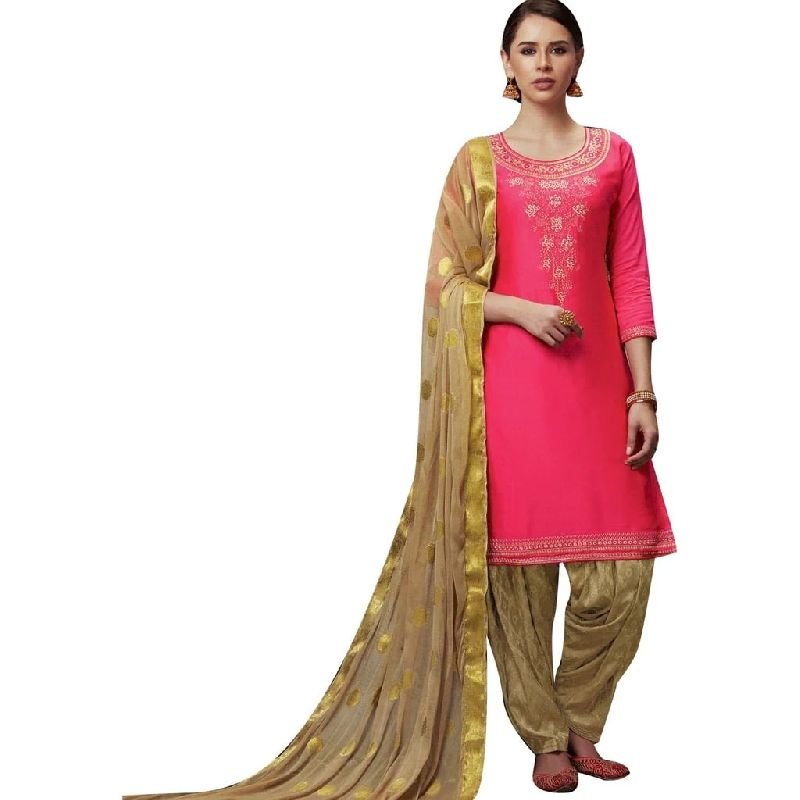 Ladies Silk Salwar Suits