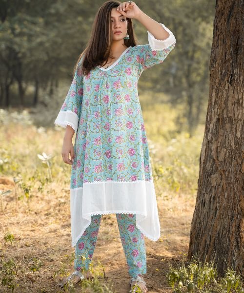 Ladies Asymmetrical Kurti