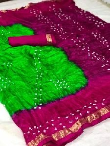Bandhani Cotton Saree
