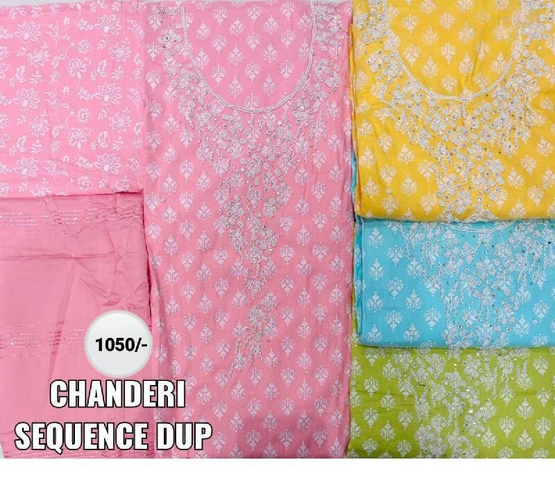 Chanderi Ladies Salwar Suit