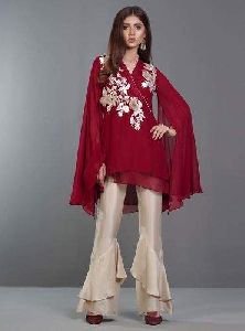 Fancy Kurti Palazzo Set
